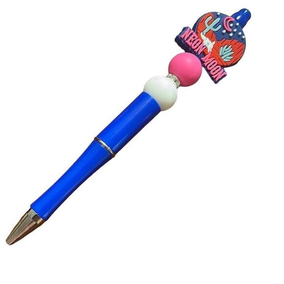 Neon‎ moon chunky bead pen - Picture 1 of 2